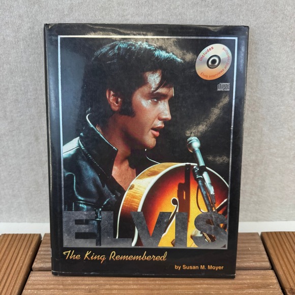 SP L.L.C. Other - Elvis The King Remembered Hardcover Book with CD SEALED